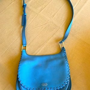Vince Camuto Blue Leather Purse